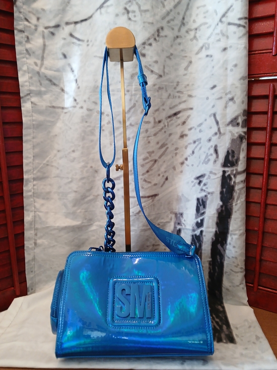 Steve Madden Handbags - Steve Madden NWOT Irridescent Blue Crossbody Bag - Women's Shoulder Purse